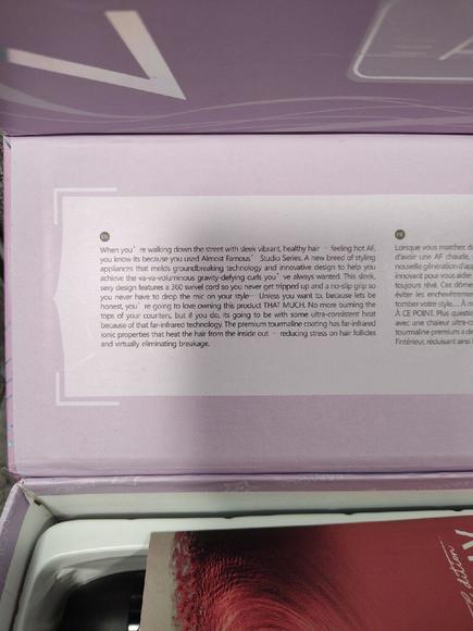 Almost Famous Beachy Waves Curling Wand and Mini Travel Straightener NIB - Picture 8 of 9